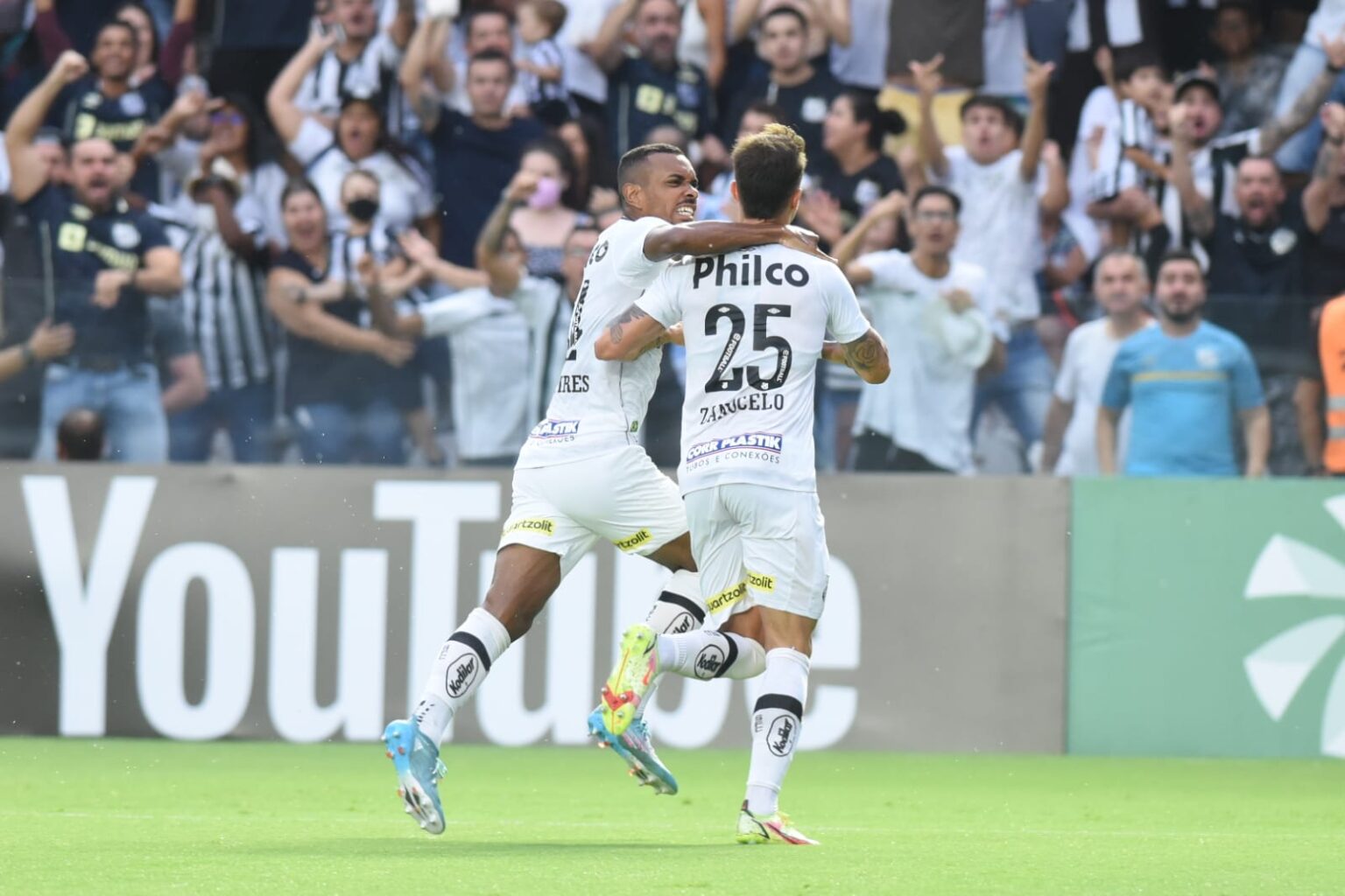 Assista aos gols do Santos na vitória sobre o Água Santa Diário do Peixe