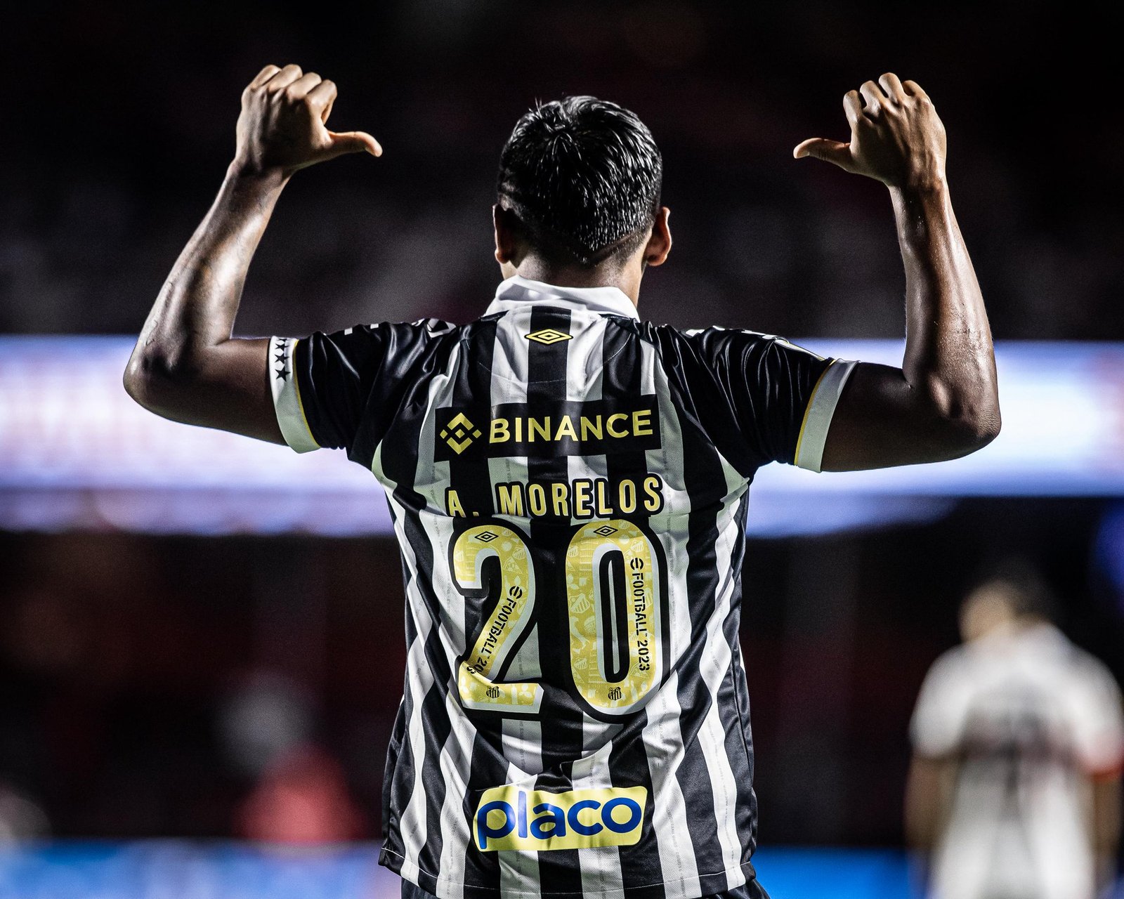 Morelos celebra primeiro gol pelo Santos: “Importante para mim”