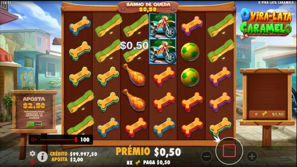 RTP e Volatilidade do jogo do Vira-Lata Caramelo