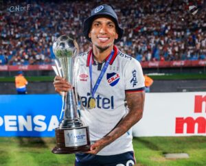 Otero conquista primeiro título com o Nacional após saída do Santos