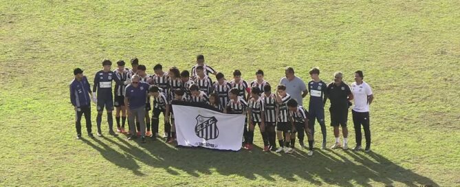 Santos enfrentou o Mauá no Sub-13 e no Sub-14 (Reprodução/JF Filmagens)