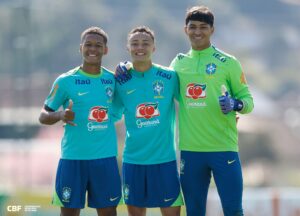 Trio do Santos comenta experiência após período de treinos com a Seleção Sub-17
