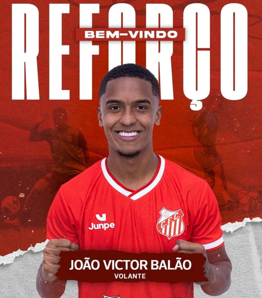 Ex-Santos, João Victor Balão é anunciado por time que irá disputar o Paulistão