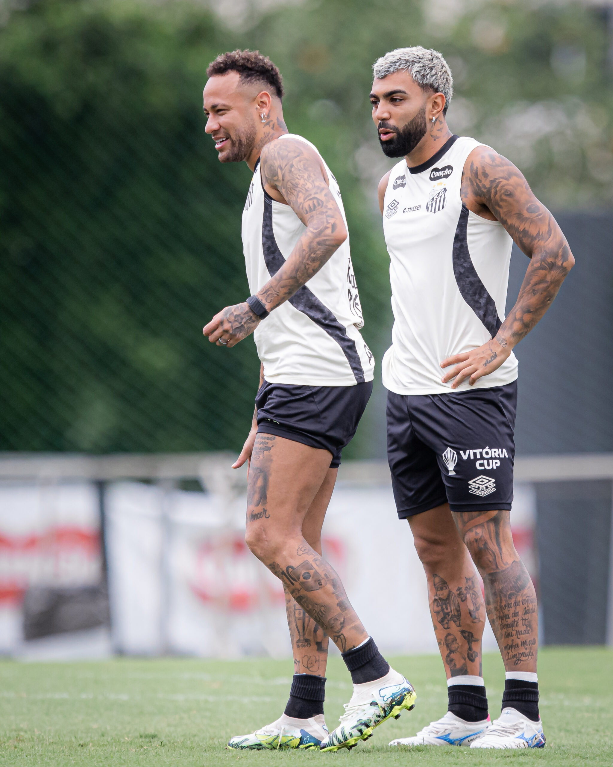 Santos não terá Gabigol e Neymar contra o Athletico-PR