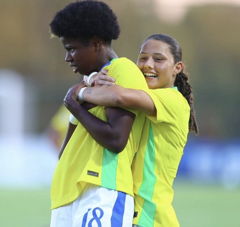 Samara e Evelin entram na vitória do Brasil sobre o Paraguai no Sul-Americano Sub-20