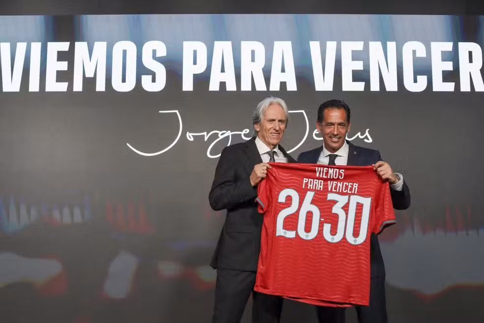 Jorge Jesus dispara sobre Neymar na apresentação em Portugal: “Tu finish”