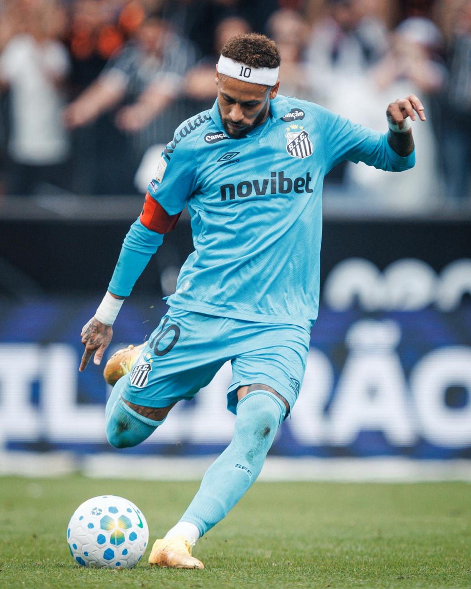 Neymar diz que não se esconde em clássicos e que quer ‘se divertir’ contra o Palmeiras