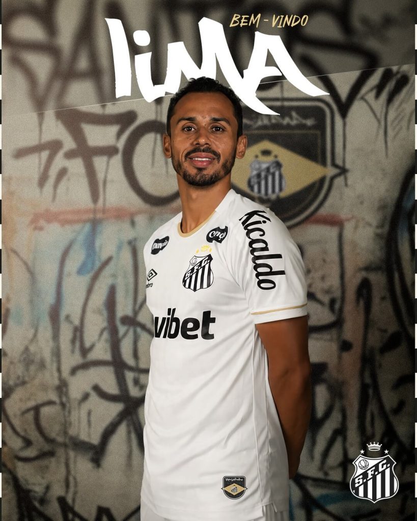 Santos anuncia a contratação de Lima por empréstimo
