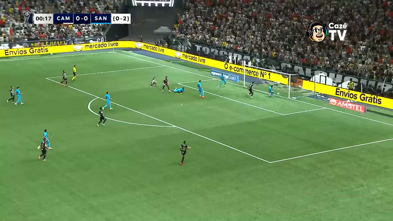 Vídeo: Veja os melhores momentos de Atlético-MG 4 x 2 Santos, pela Copa Sul-Americana